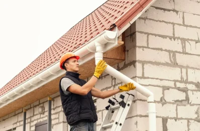 Pose et remplacement de gouttières à Forléans